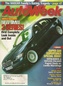 AUTOWEEK 2004 NOV 01 - BMW 330i, SPYKER C8 SPYDER, RUF RGT RS, PAGANI ZONDA