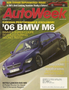 AUTOWEEK 2004 DEC 06 - M6, SUPERAMERICA, AUDI RS4, EVO MR, 402 DSE DARL’MAT