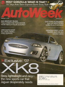 AUTOWEEK 2005 JAN 31 - XK8, 1954 PACKARD PANAMA, 300C SRT-8, 1915 DODGE TOUR*