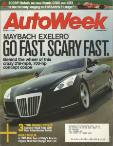AUTOWEEK 2005 AUG 01 - CIVIC-CRX, MAYBACH EXELERO, '07 BRASIER, MILLE MIGLIA