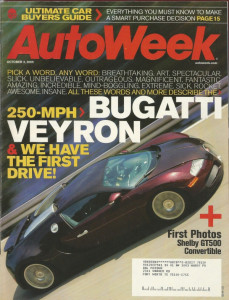 AUTOWEEK 2005 OCT 03 - BUGATTI VEYRON, GT500 CONVERTIBLE, '50 FORD F-3 VAN