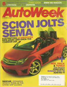 AUTOWEEK 2005 NOV 14 - M5 WAGON, ZEPHYR, '32 LINCOLN KB, SCION xA SPEEDSTER*