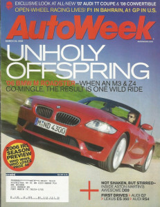 AUTOWEEK 2006 MAR 20 - TTs, ASTON DB9, AUDI Q7 & RS4, ES 350, AUSTRO-DAIMLER