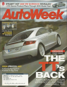 AUTOWEEK 2006 JUNE 19 - NEW SCIROCCO, TT, '59 FIAT MULTIPLA, LeMANS & AUDI