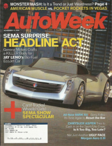 AUTOWEEK 2006 NOV 13 - LENOs BIO-FUEL, 2000GT, BERKELEY T60, HEMIFEAR, AERO 8