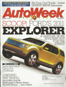 AUTOWEEK 2008 JAN 14 - AUDI S6, MAZDASPEED 3, VESPA, '70 E-TYPE COUPE, ALTIMA