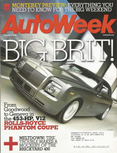 AUTOWEEK 2008 AUG 04 - NEW CAMARO,ROLLS PHANTOM COUPE & 1934 20/25 PARK WARD