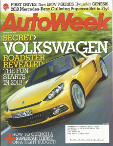 AUTOWEEK 2008 AUG 11 - SLS AMG GT, VW ROADSTER, 1936 CADDY 36-90 16 AERO-COUPE