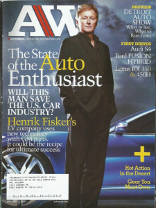 AUTOWEEK 2009 JAN 12 - FISKER, AUDI S4 BLOWN V6, GT500, THE DRIVERS, TESLA*