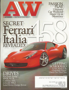 AUTOWEEK 2009 AUG 10 - FERRARI 458 ITALIA, BMW X6 M, 1970 LOTUE ELAN PLUS 2