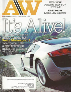 AUTOWEEK 2009 NOV 02 - LFA, MAZDASPEED 3, ROXSTER, 1976 ELDORADO BICENTENNIAL