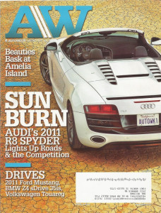 AUTOWEEK 2010 APR 05 - R8 SPYDER, Z4 sDRIVE 35is, TOUAREG, ‘88 M5, MP4-12C