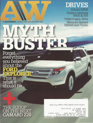 AUTOWEEK 2010 AUG 16 - QX56, WRX & STI, JETTA, NEW Z28, 1918 DODGE STAFF CAR