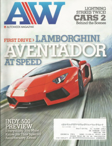 AUTOWEEK 2011 MAY 30 - LAMBO AVENTADOR, 1952 CUNNINGHAM C-3 WEST PALM BEACH*
