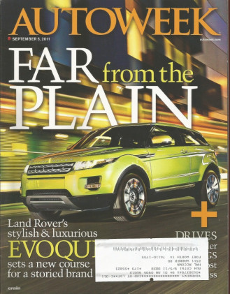AUTOWEEK 2011 SEPT 05 - ROVER EVOQUE, ROLLS GHOST, M-B M-CLASS, BUICK REGAL GS
