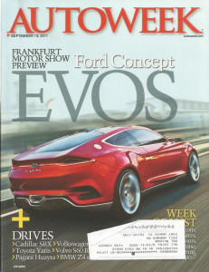 AUTOWEEK 2011 SEPT 19 - CADDY SRX, GOLF R, Z4 sDRIVE 28I, 1964 904 CARRERA GTS