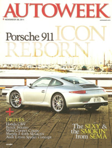 AUTOWEEK 2011 NOV 28 - 911, CR-V, VERANO, E-TRON Spdr, MINI COUPE, ALTEC 914/6