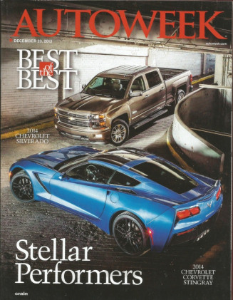 AUTOWEEK 2013 DEC 23 - NEW 54 VETTES, SILVERADO, GT-R, SS63 AMG, CHEVY SS