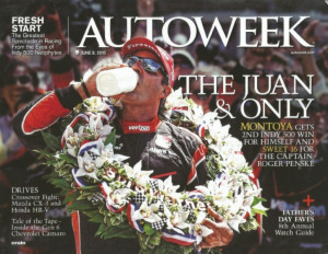 AUTOWEEK 2015 JUNE 08 - NEW CAMARO, INDY Hist, CX-3, BMW M235i, GABBY, MONTOYA