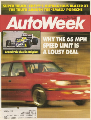 AUTOWEEK 1987 MAY 25 - BLAZER XT-1, NISSAN Be-1, CLARK GABLE & A JAG 3500