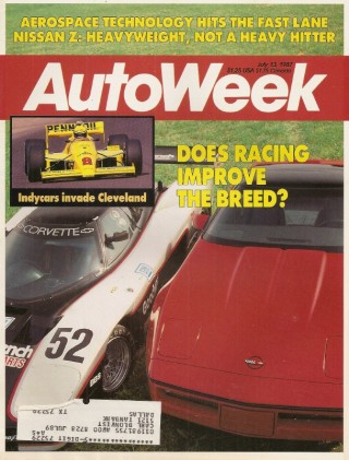 AUTOWEEK 1987 JULY 13 - MUSTANG GT, RACECAR & STREET CARS, RADFORD ALFA GTA