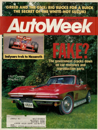 AUTOWEEK 1987 SEPT 28 - GNX, ALFA, PROST, SAMUARAI, CADILLAC ALLANTE*