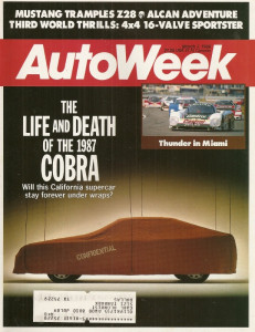 AUTOWEEK 1988 MAR 07 - MUSTANG GT v Z28, '87 SHELBY SS, THE CUBITT CAR