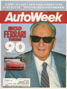 AUTOWEEK 1988 MAR 14 - JAG TWIN TURBO 4WD F-TYPE, ENZO, SILVER GHOST 40-50