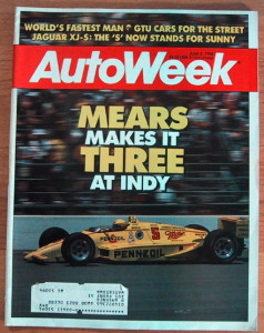 AUTOWEEK 1988 JUNE 06 - MEARS MAKES IT THREE