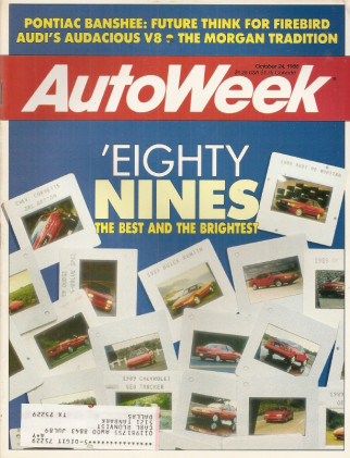 AUTOWEEK 1988 OCT 24 - BANSHEE, AUDI V8 4X4, XJ220, XRATi, PLUS 8, REATTA V6