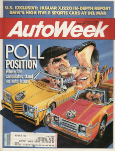 AUTOWEEK 1988 OCT 31 - JAG XJ-220, BMW 5-SERIES, ROCKINGHAM, 1956 NEW YORKER