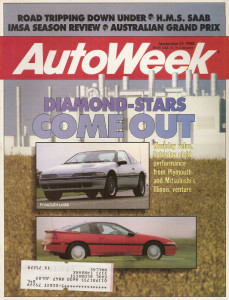 AUTOWEEK 1988 NOV 21 - ECLIPSE/LASER, IMSA, SILVER FALCON, GHIA-CHRYSLERS