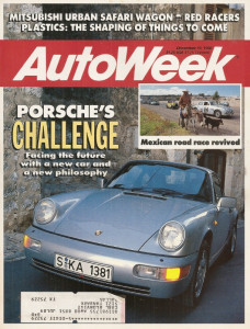 AUTOWEEK 1988 DEC 19 - CARRERA 4, MONTERO, AUTOMOTIVE POLYMERS, 1967 911