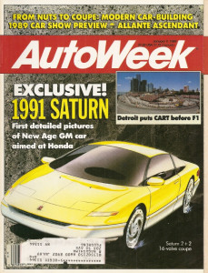 AUTOWEEK 1989 JAN 09 - NEW SATURN, LAMBORGHINI NEWS, ALLANTE, 1964 AMPHICAR