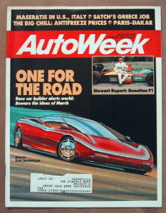 AUTOWEEK 1989 JAN 30 - PEUGEOT, MASERATI, BENETTON