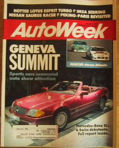 AUTOWEEK 1989 MAR 27 - ESPRIT TURBO, PEKING TO PARIS