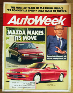 AUTOWEEK 1989 AUG 21 - MINI, NEW FACE OF MAZDA