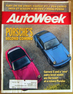 AUTOWEEK 1989 NOV 20 - PORSCHE SPECIAL, VOLVO 740-T