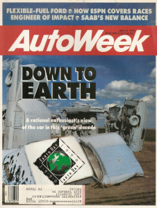 AUTOWEEK 1990 APR 23 - FLEX FUEL FORD, ESPN & RACING, EARTH DAY, SAAB 2.3