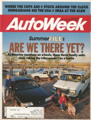 AUTOWEEK 1990 JULY 09 - PAUL NEWMAN, PREVIA, TAURUS WAGON, PACKARD ONE TWENTY