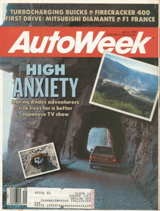 AUTOWEEK 1990 JULY 16 - DIAMANTE, CALLAWAY, BUICK TURBO, '40-41 CONTINENTAL