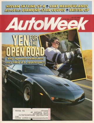 AUTOWEEK 1990 JULY 23 - SKYLINE GT-R, MEADOWLANDS, BRITISH GP, ECLIPSE, MURAD