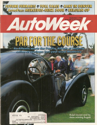 AUTOWEEK 1990 SEPT 03 - M-B 300E, BELGIAN GP, DENVER CART, PEBBLE & MONTEREY