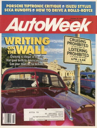 AUTOWEEK 1990 OCT 22 - CARRERA TIPTRONIC, STYLUS, R-R SCHOOL, RUNOFFS, SST
