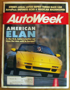 AUTOWEEK 1991 MAR 04 - VETTE, ESPRIT SE X180R, PLUS 8