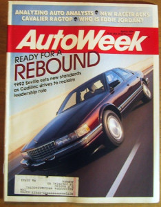 AUTOWEEK 1991 APR 08 - NEW CADILLACS, EDDIE JORDAN