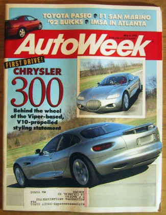 AUTOWEEK 1991 MAY 06 - V10 CHRYSLER 300, INDY SPECIAL