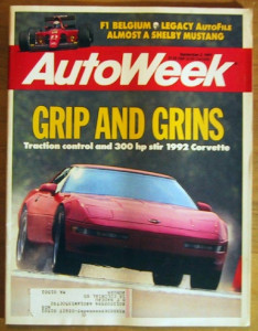 AUTOWEEK 1991 SEPT 02 - NEW LT1 VETTE & SHELBY MUSTANG