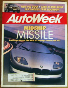 AUTOWEEK 1991 SEPT 23 - NAZCA M1, NEW CARS FOR '92