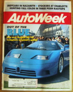 AUTOWEEK 1991 OCT 14 - BUGATTI ED 110, M30, SAAB 900